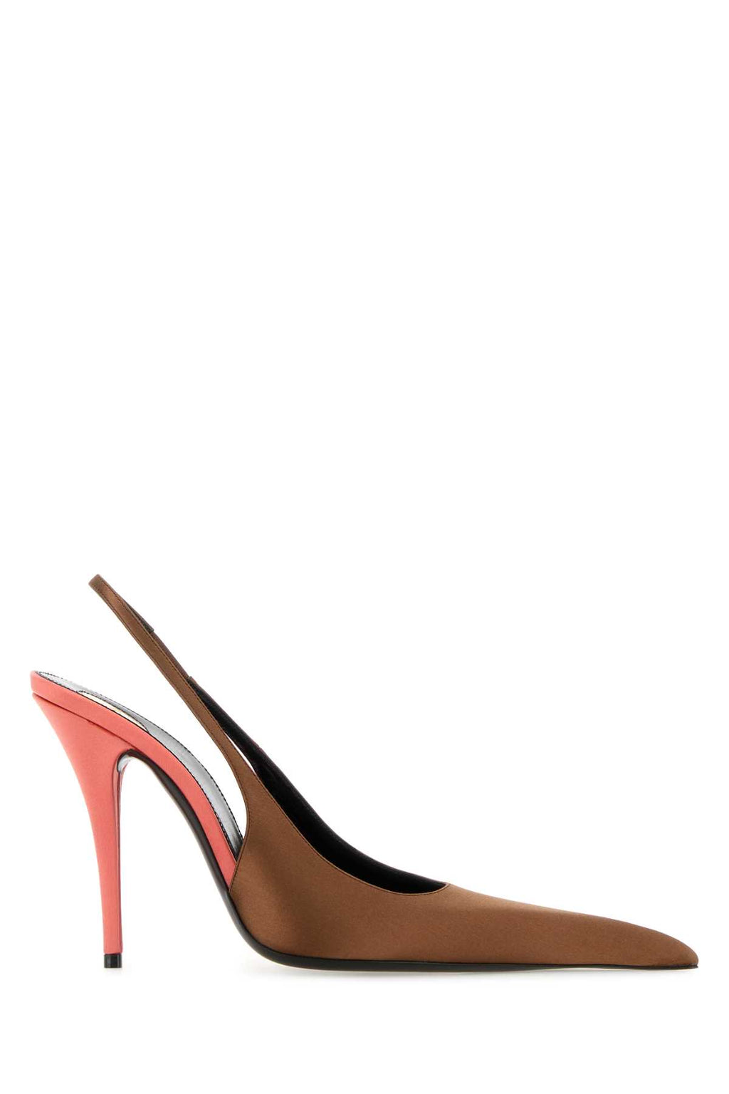SAINT LAURENT DEROCHE 110 PUM For Women Exterior: 100% tessuto Interno: 100% Pelle Suola: Cuoio