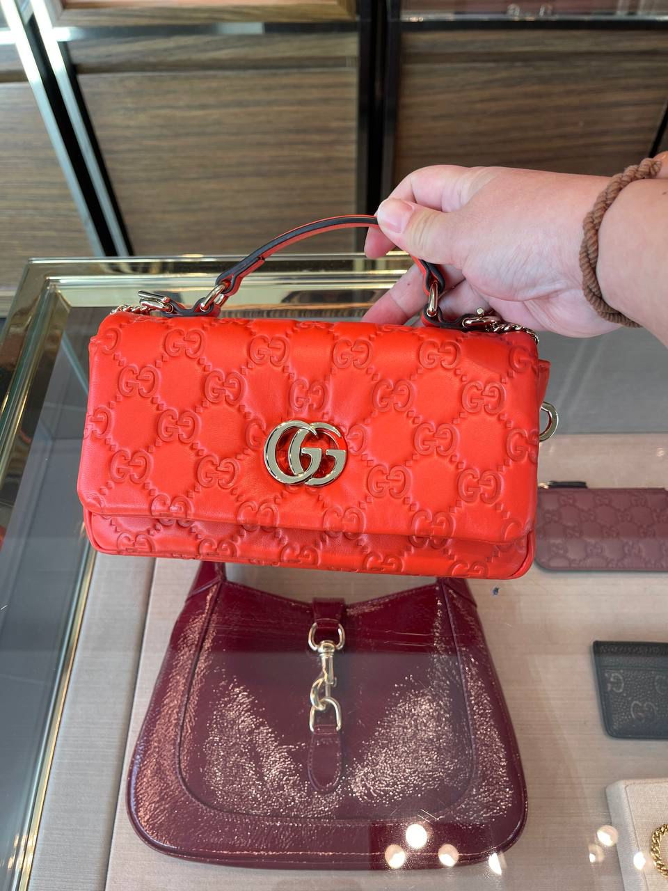 GG Marmont Small Top Handle Bag