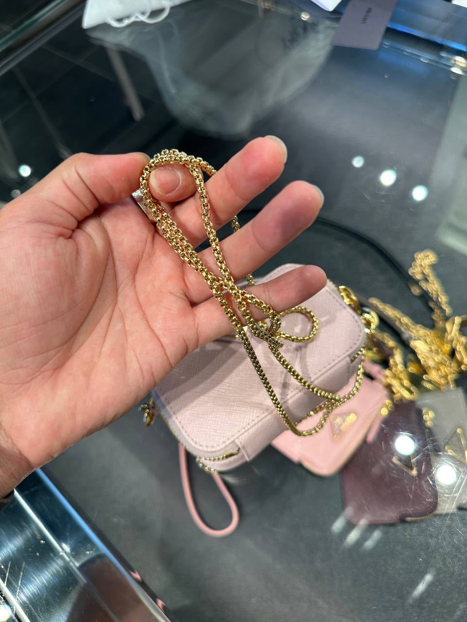 Saffiano Leather Mini Bag
