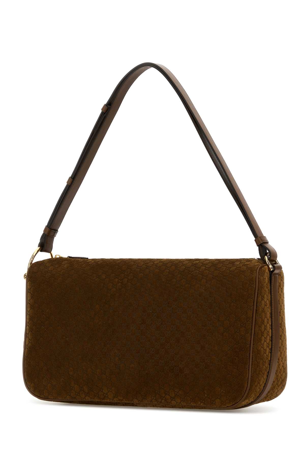 GUCCI HANDBAG WITH REMOVABLE SHOULDER STRAP For Women Exterior: 100% Suede Lining: 100% Fabric Finishing: Golden metal