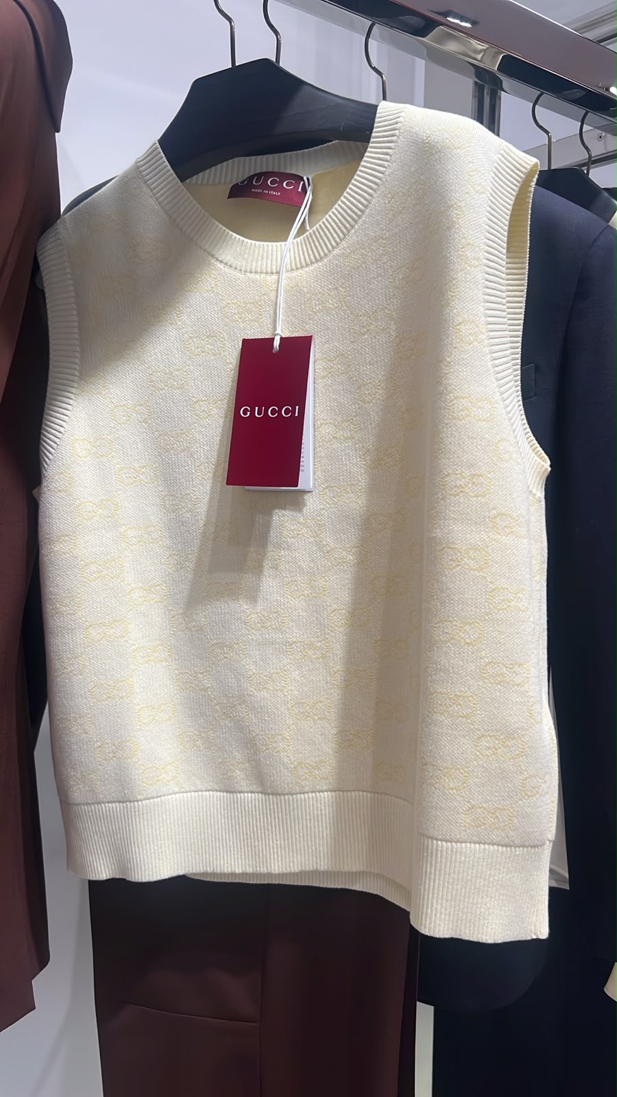 GG Jacquard Knit Vest