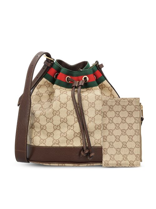 Mini borsa a secchiello in tessuto