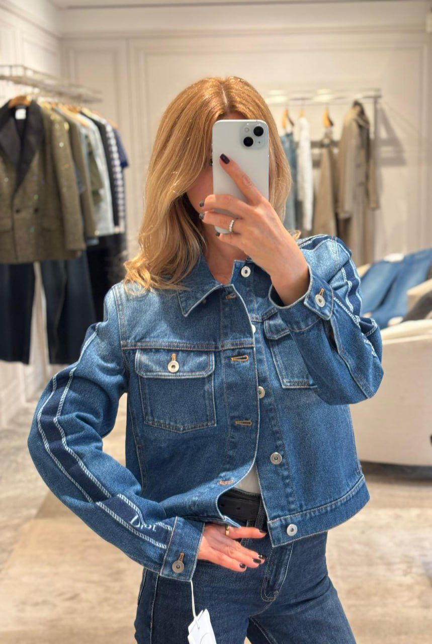 Oblique Denim Jacket