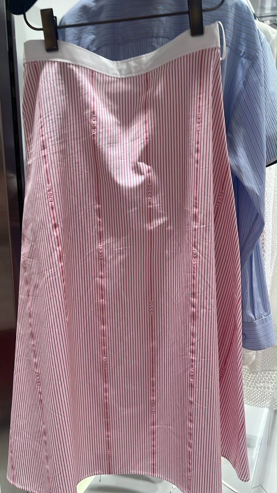 Striped Cotton Skirt