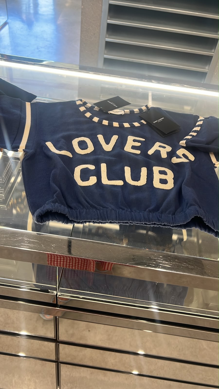 Lovers Club Cropped Sweatshirt