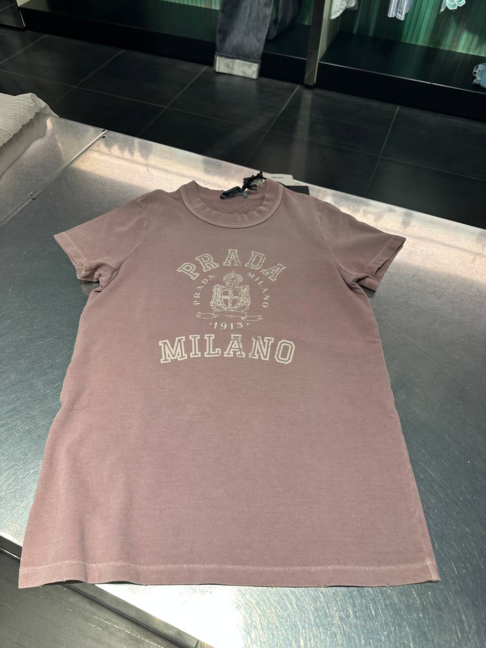 Cotton T-shirt with Logo Print