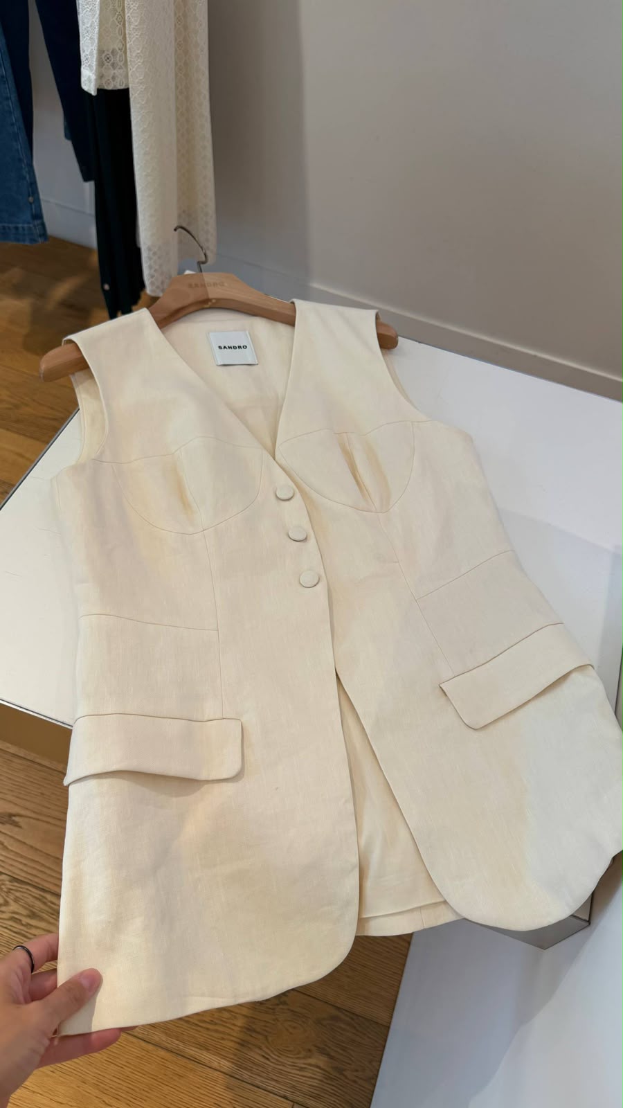 Sleeveless Tailored Vest