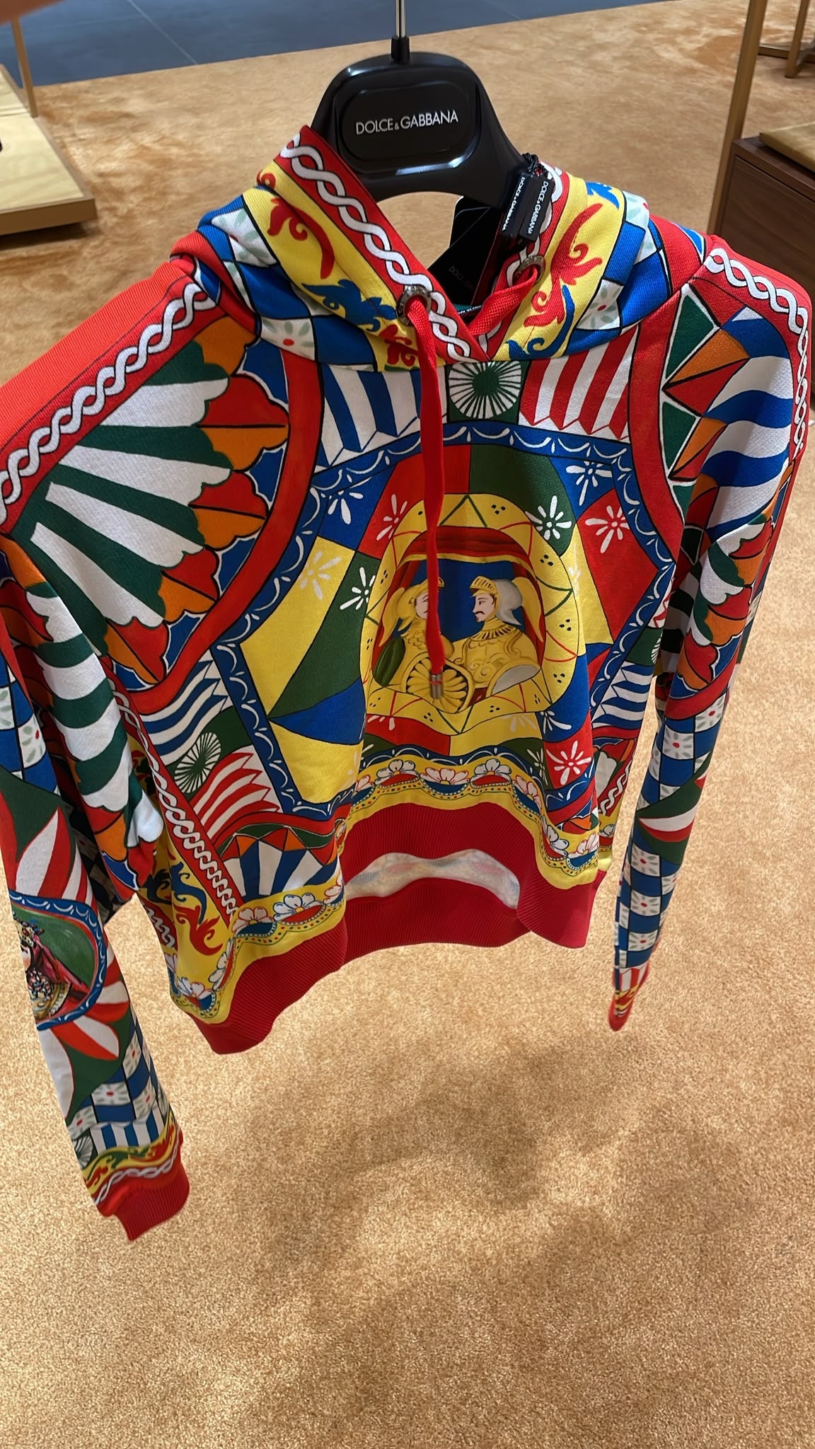 Carretto Print Hoodie