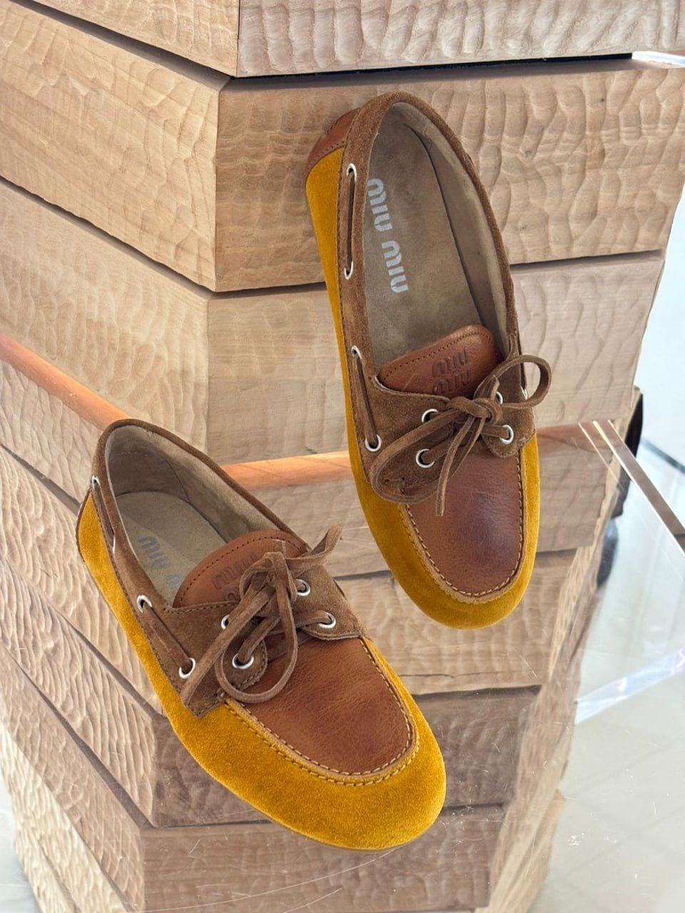 Suede and Leather Boat Shoes