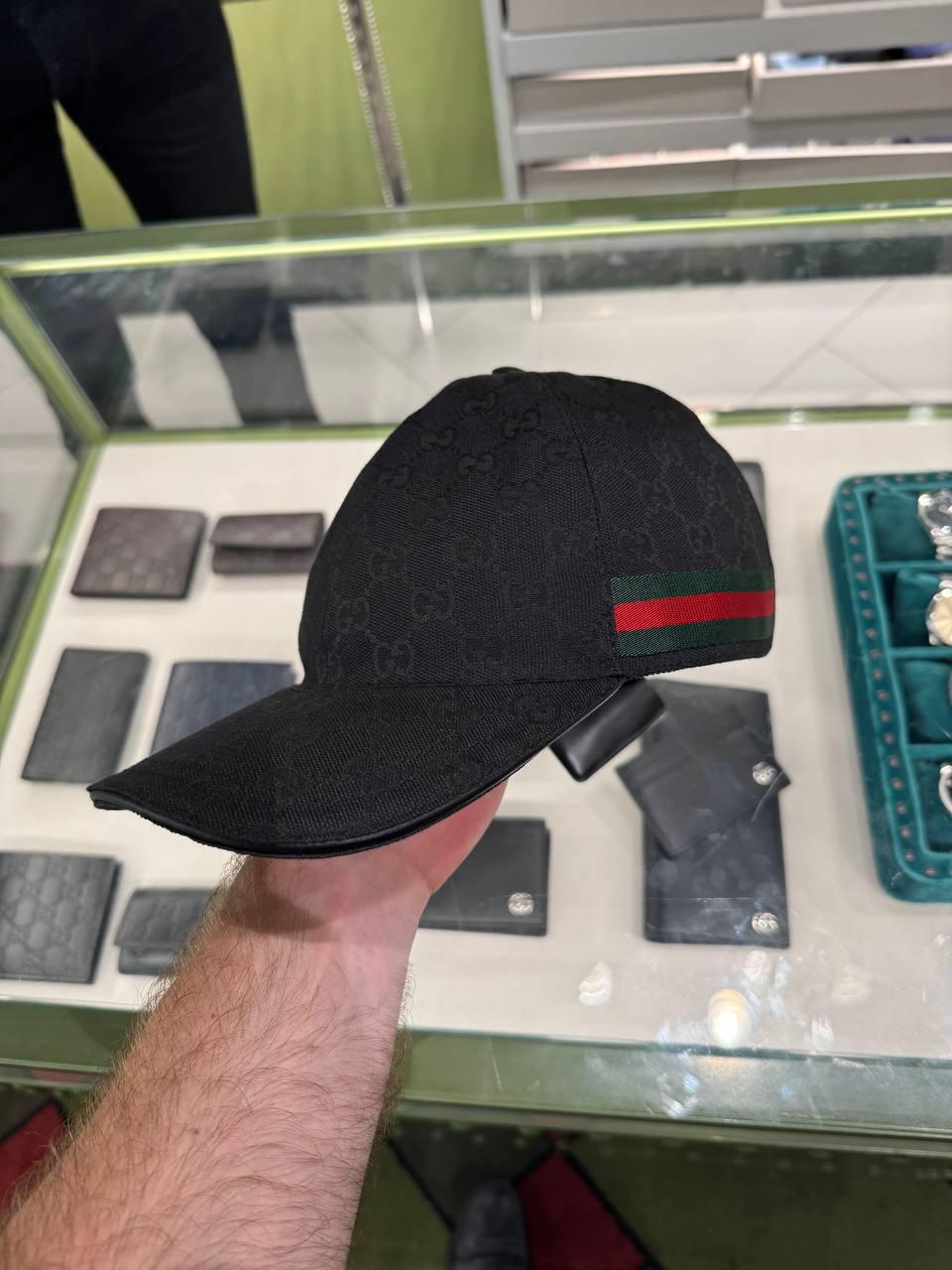 Original GG canvas baseball hat with Web