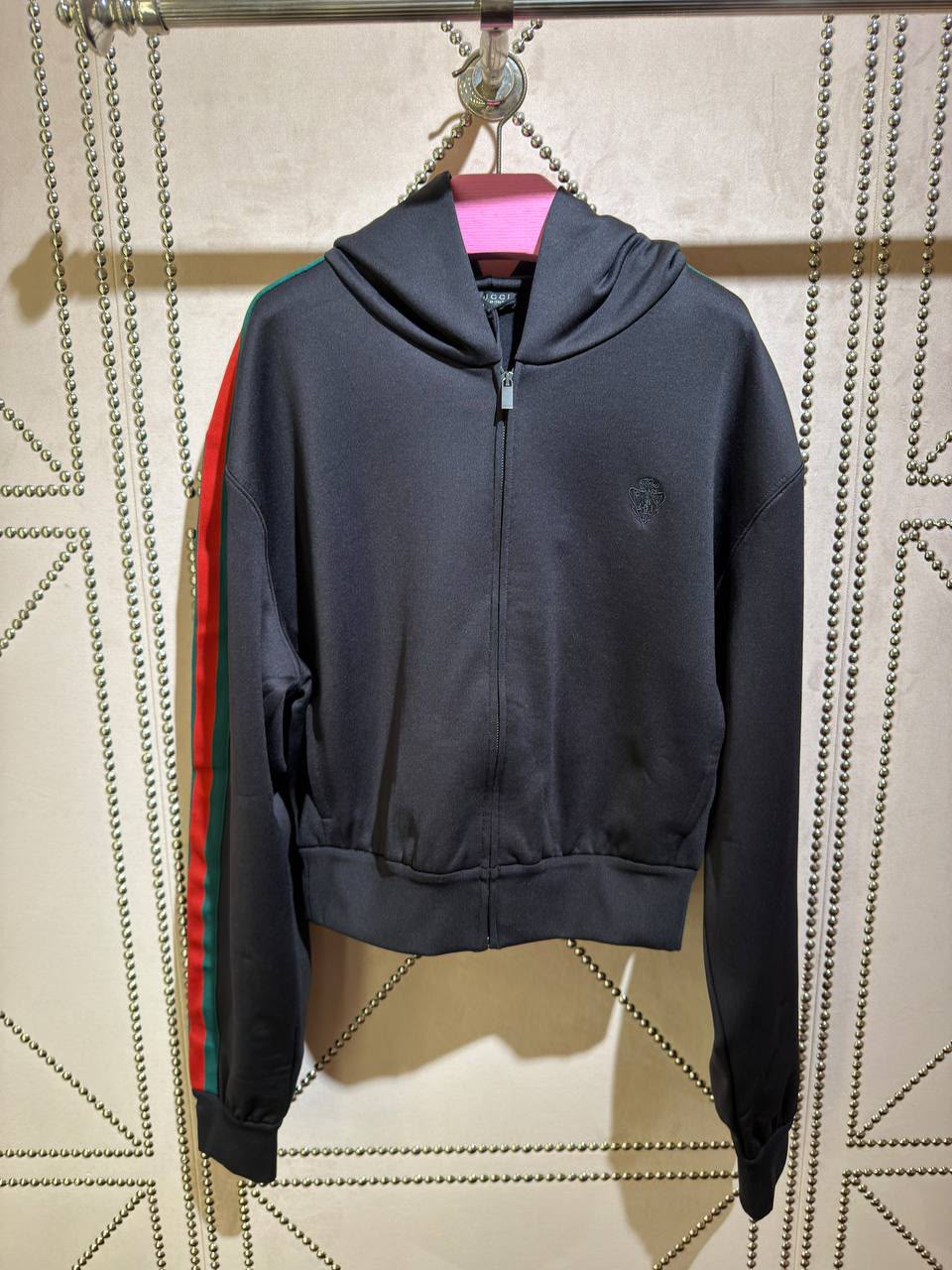 Technical Jersey Zip-Up Hoodie