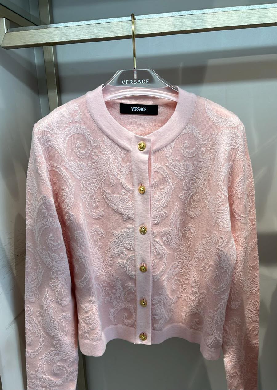 Barocco Jacquard Cardigan
