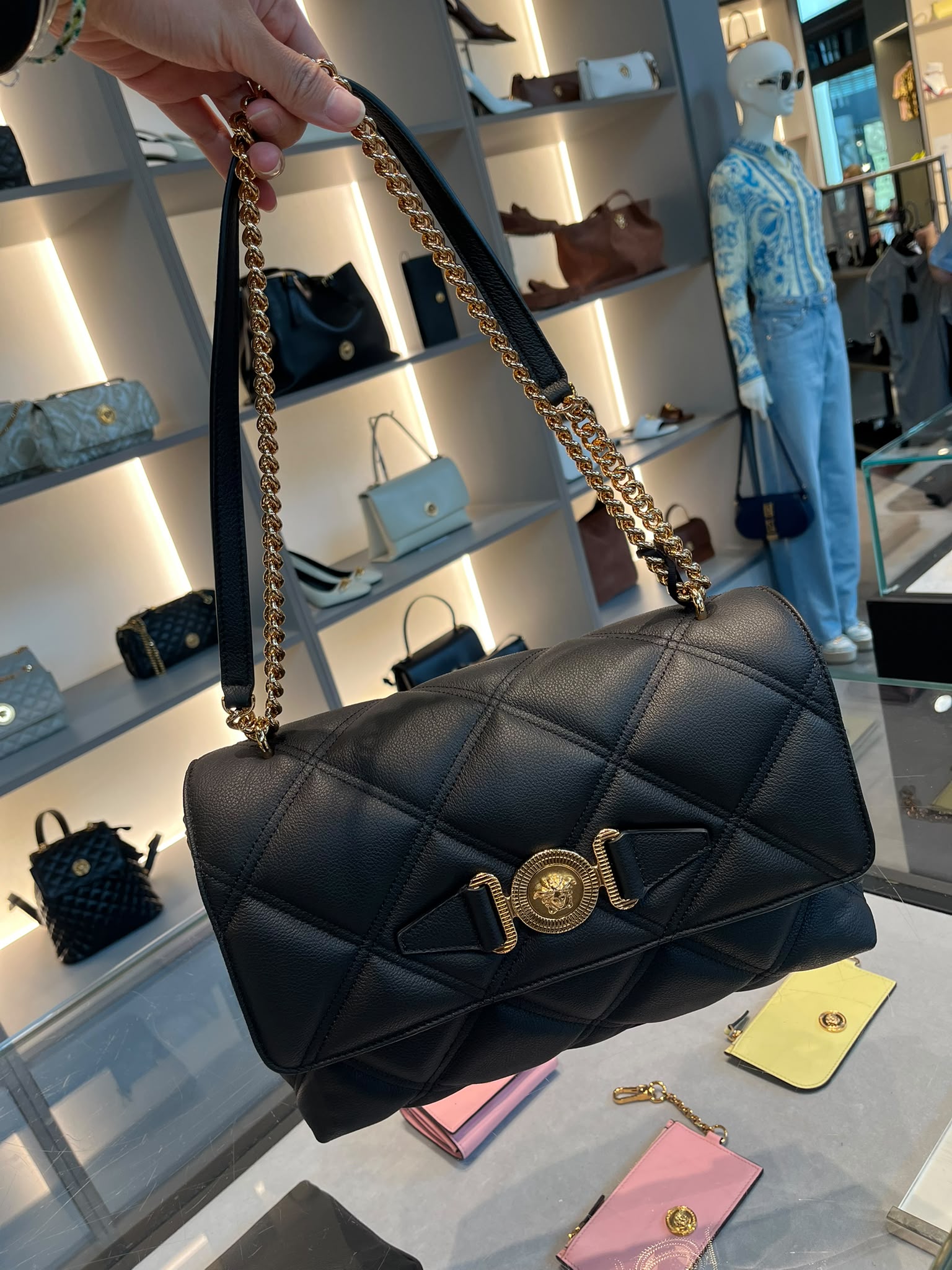 Quilted Leather Shoulder Bag