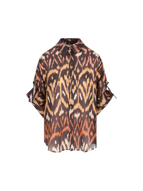Camicia Aster in lino e seta