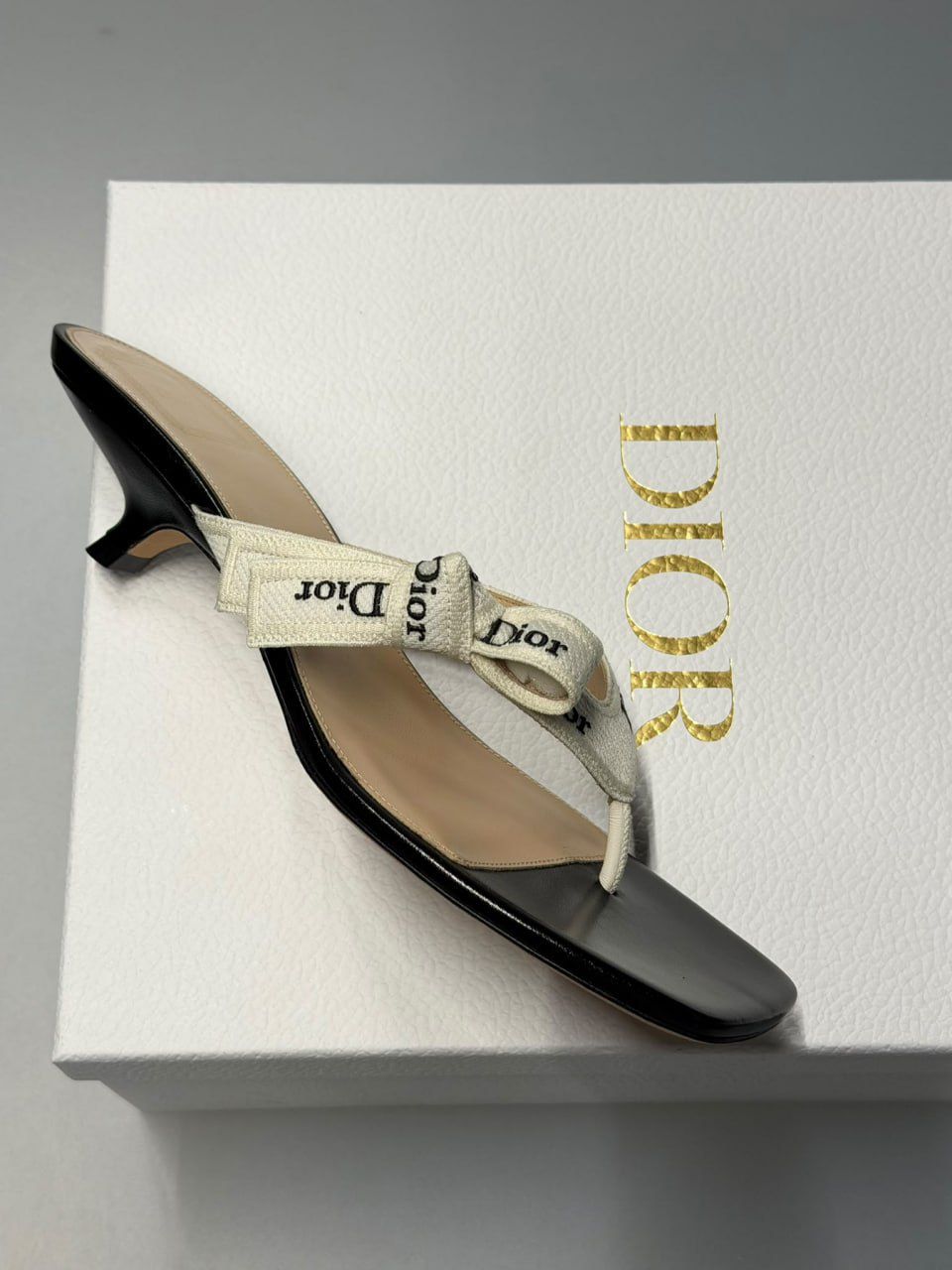 D-Thong Heeled Sandal