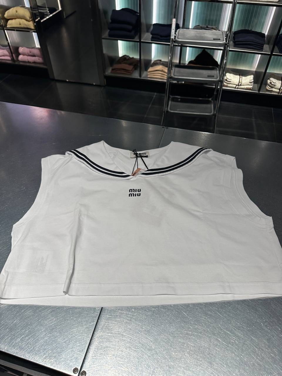 Cotton jersey tank top