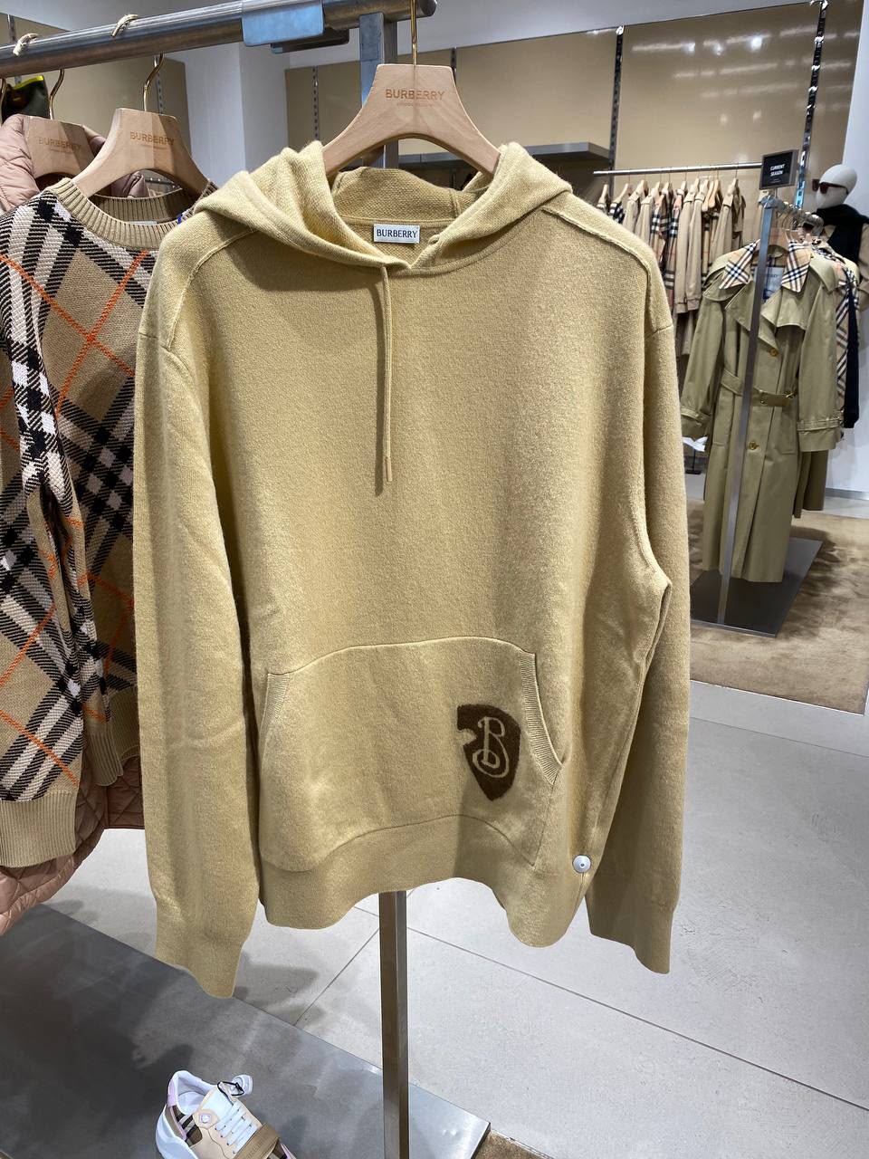 Monogram Motif Cashmere Hoodie