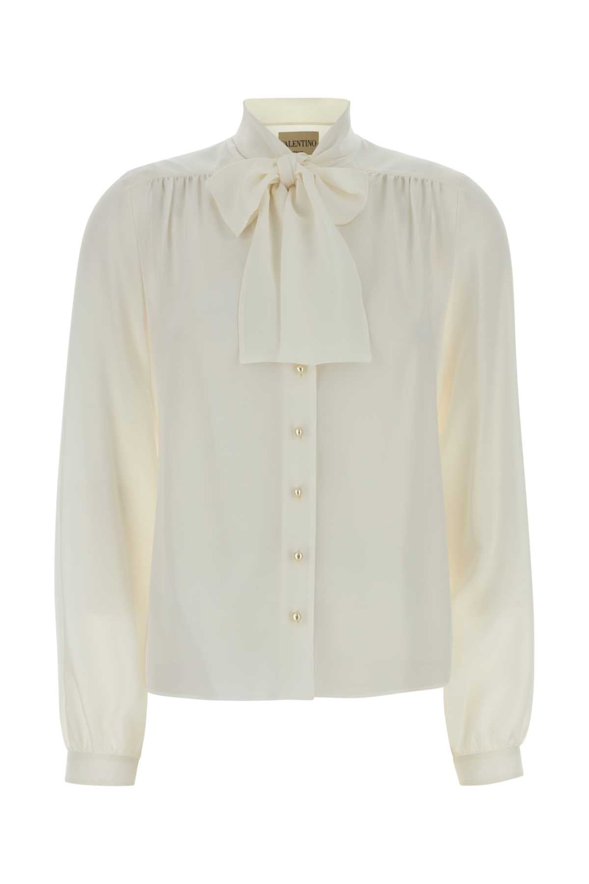 VALENTINO GARAVANI SHIRT | SOLID | CREPE DE For Women Exterior: 100% Silk