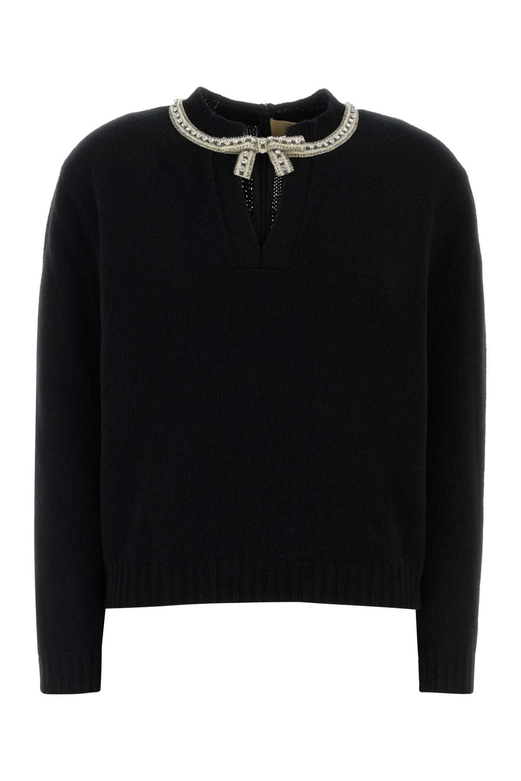 VALENTINO GARAVANI MAGLIA | EMBROIDERIES | W For Women Exterior: 100% Virgin wool