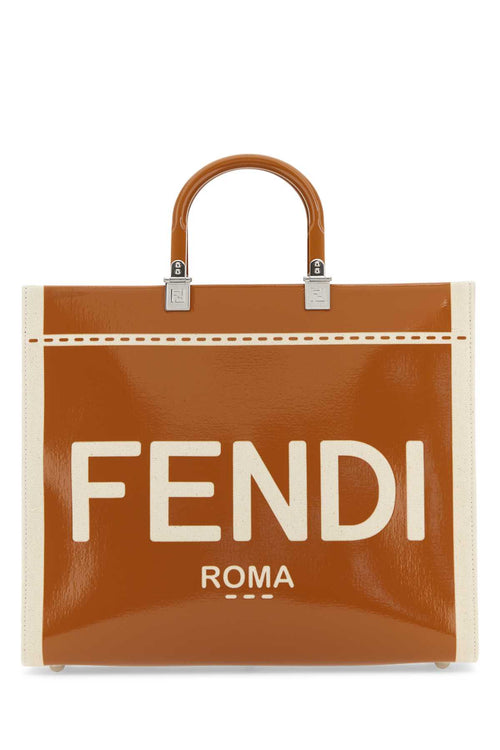 FENDI BORSA For Women Exterior: 60% Cotton 25% Nylon 15% Polyurethane Lining: 100% Cotton Finishing: Silver metal