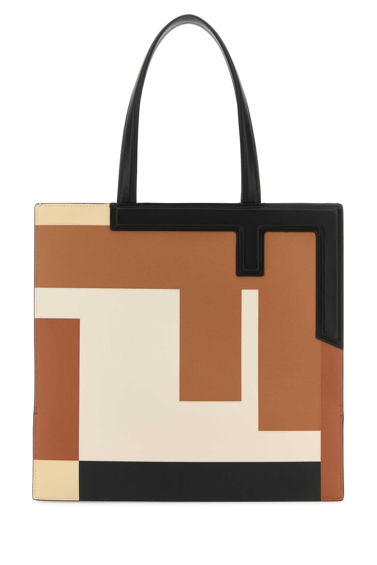 FENDI ORIGAMI SHOW FLAT MULTI For Women Exterior: 100% Leather Lining: 100% Fabric
