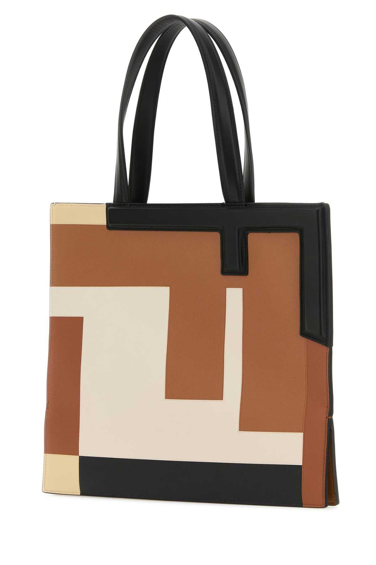 FENDI ORIGAMI SHOW FLAT MULTI For Women Exterior: 100% Leather Lining: 100% Fabric