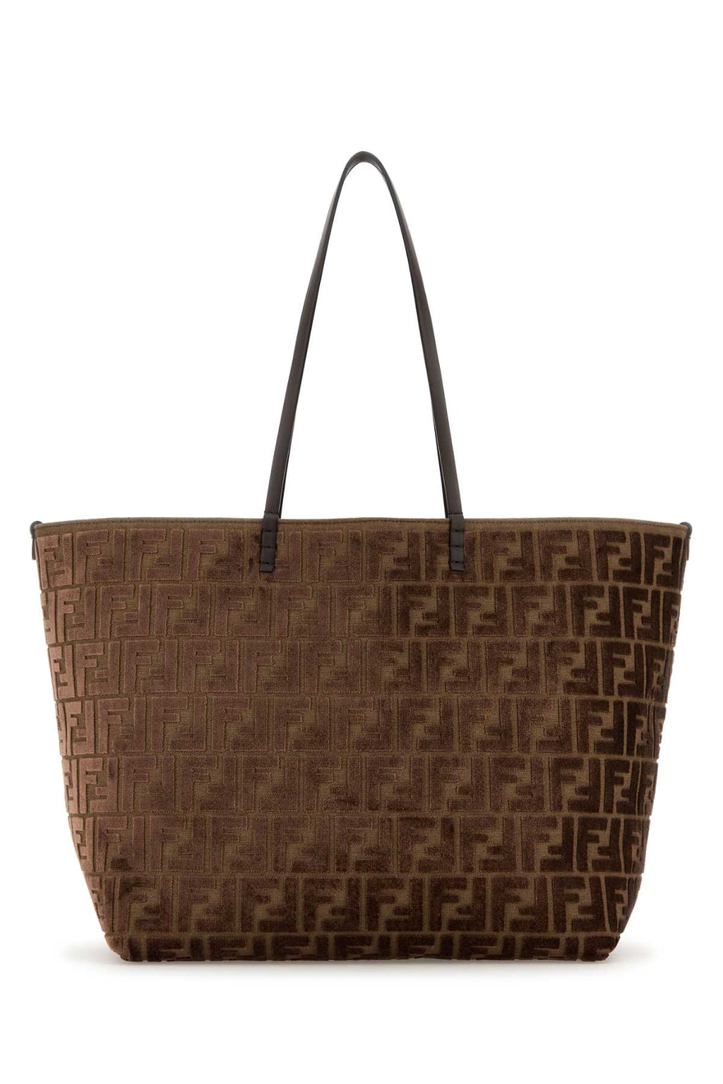 FENDI ROLL LARGE ZUCCA VELVET For Women Exterior: 100% Fabric Lining: 100% Fabric Finishing: Golden metal