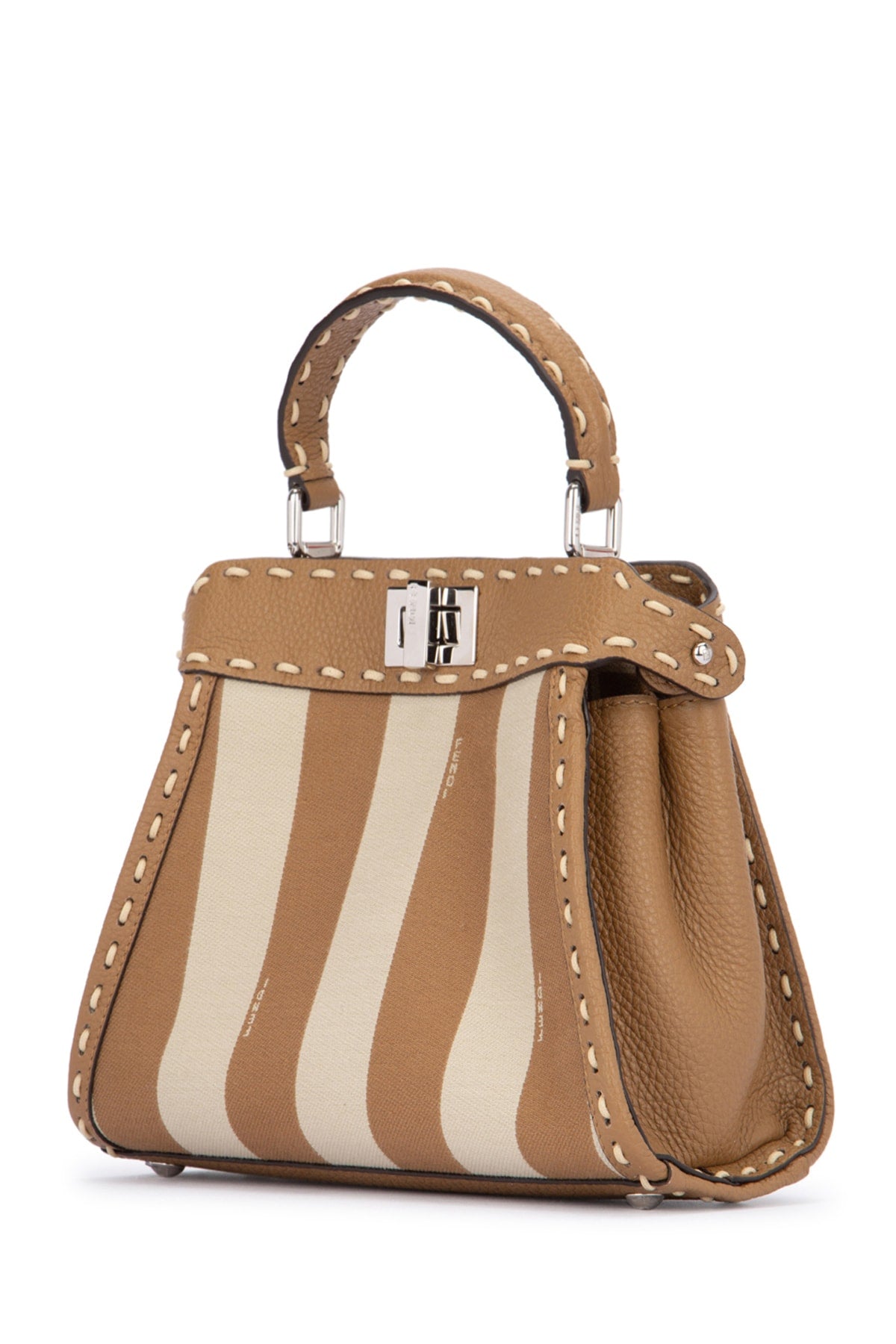 FENDI PEEKABOO MINI TESS.PEQUIN/TE For Women 55%PA,45%CO+100%VIT+Interno:55%PA,45%CO