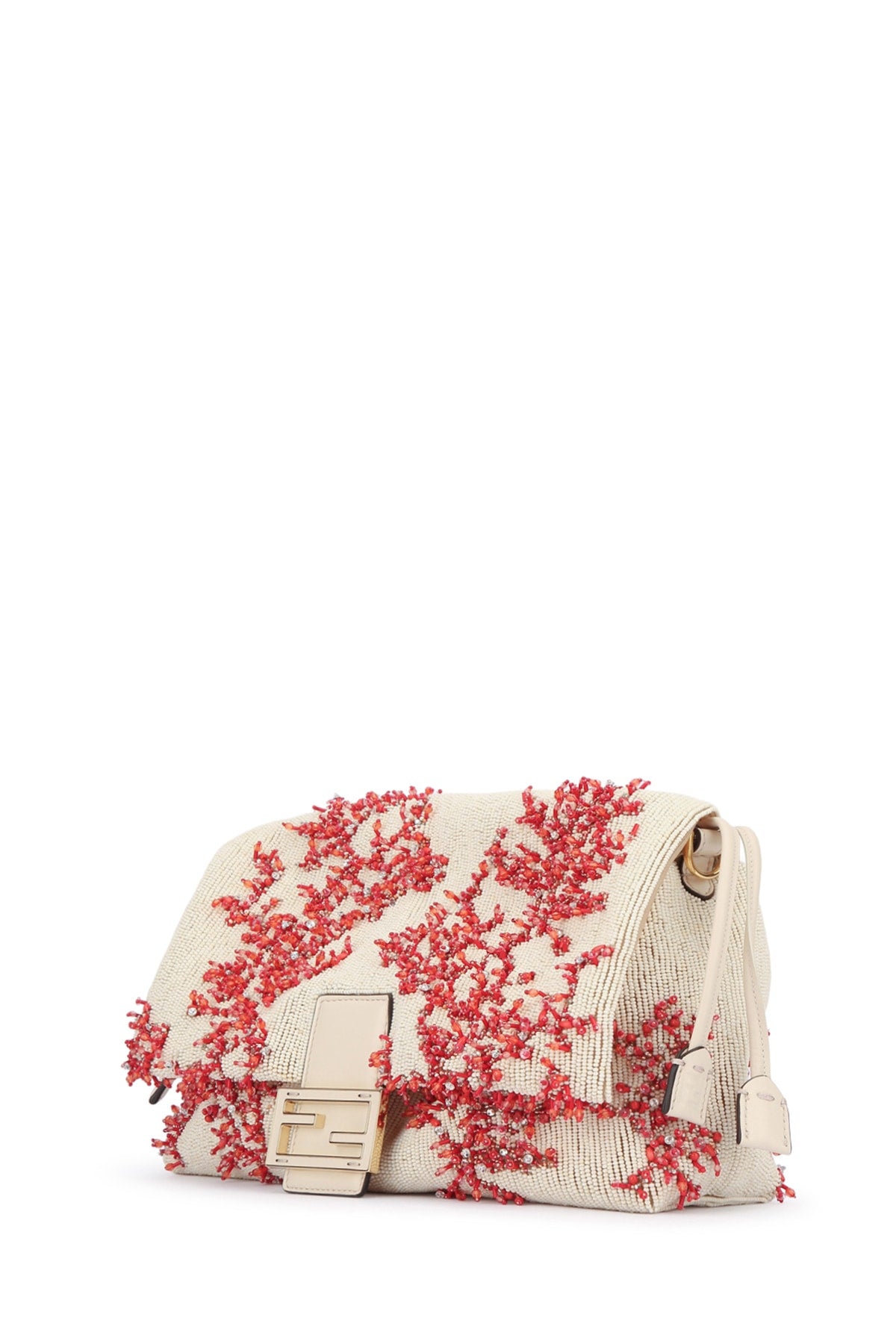 FENDI FLAP BAG MAMMA BAGUETTE RICAMO CORALLI For Women 100% OTHER FIBRES