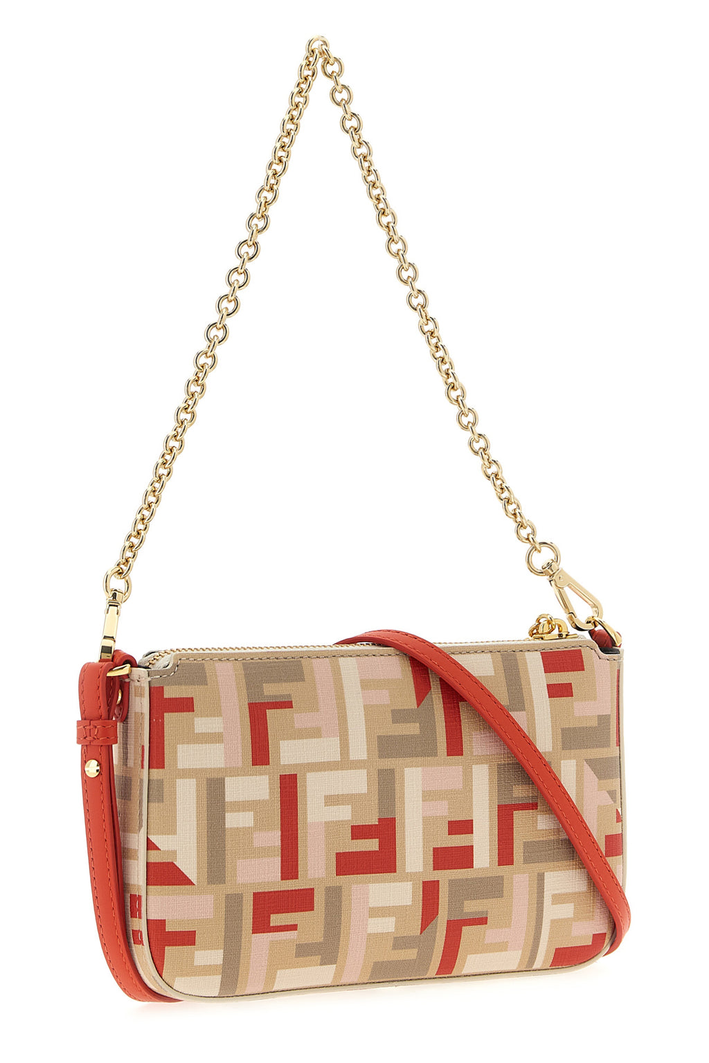 FENDI 'Baguette' pouch For Women 54% polyurethane 22% polyamide 12% cotton 12% polyester