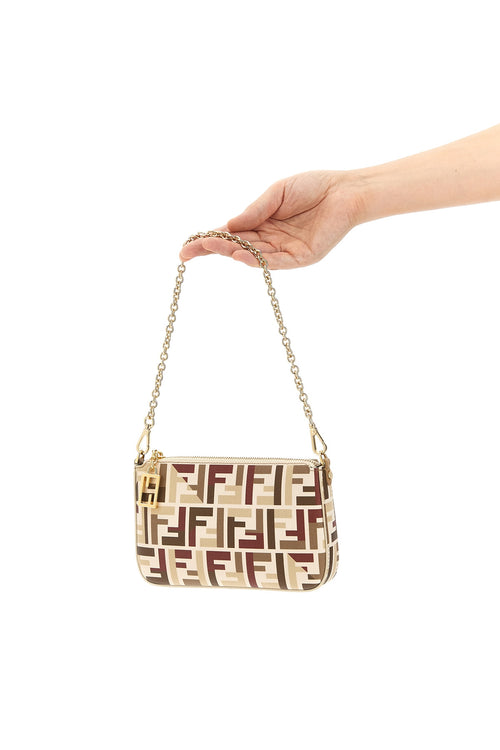 FENDI 'Baguette' pouch For Women 54% polyurethane 22% polyamide 12% cotton 12% polyester