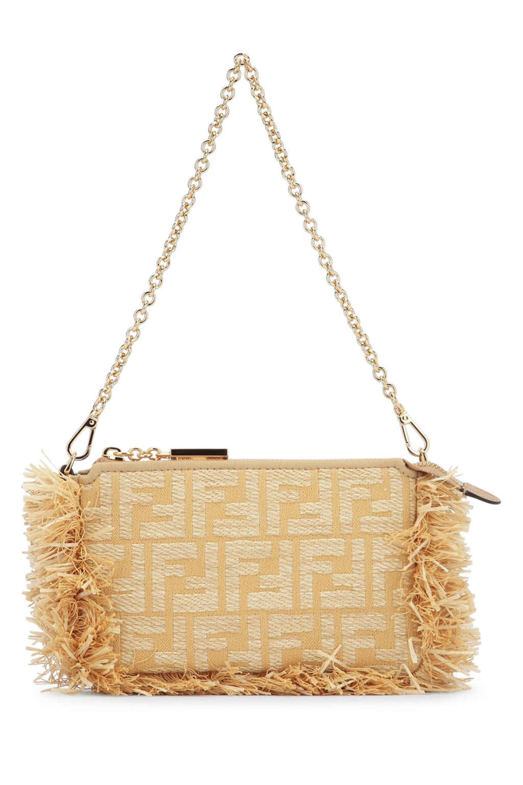 FENDI BAGUETTE POUCH PAGLIA FF/VIT. For Women 