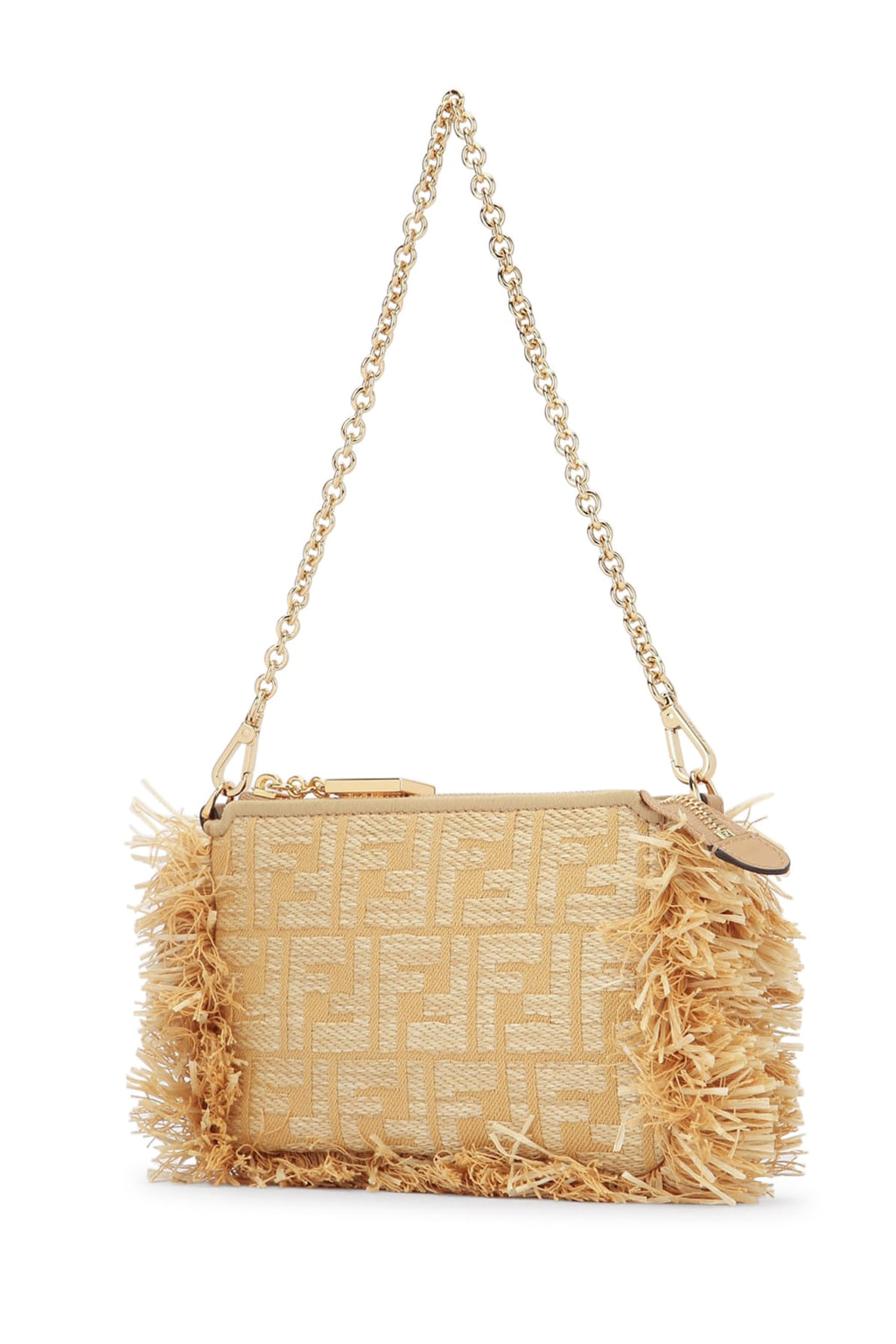 FENDI BAGUETTE POUCH PAGLIA FF/VIT. For Women 