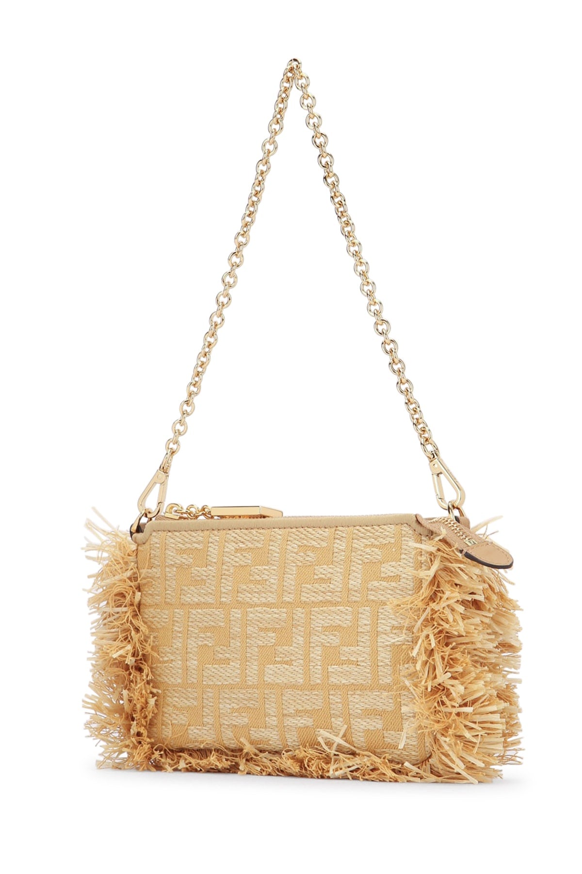 FENDI BAGUETTE POUCH PAGLIA FF/VIT. For Women 