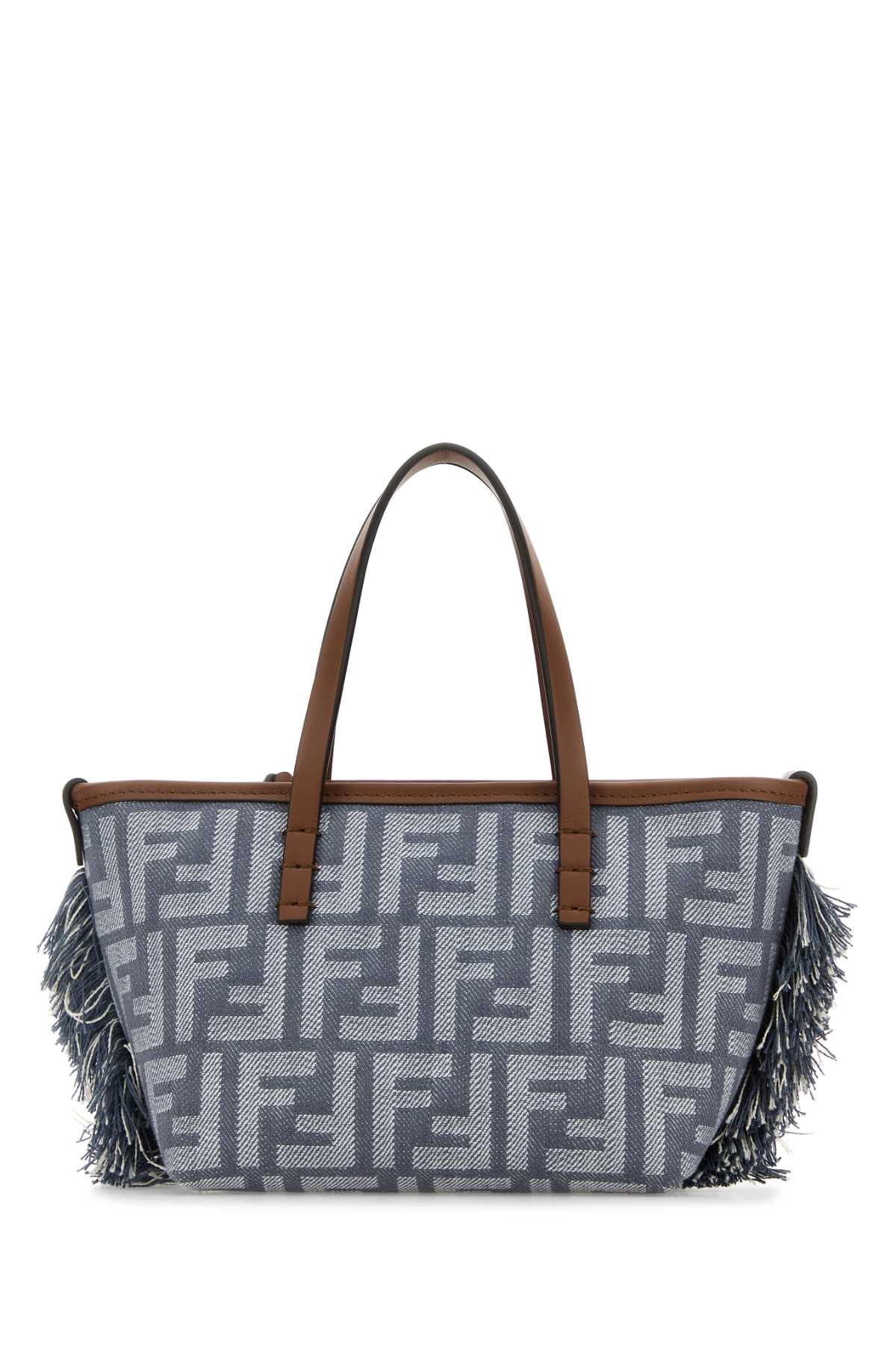 FENDI MINI ROLL TESSUTO FF QB4 For Women Exterior: 100% Fabric Lining: 100% Fabric Finishing: Golden metal