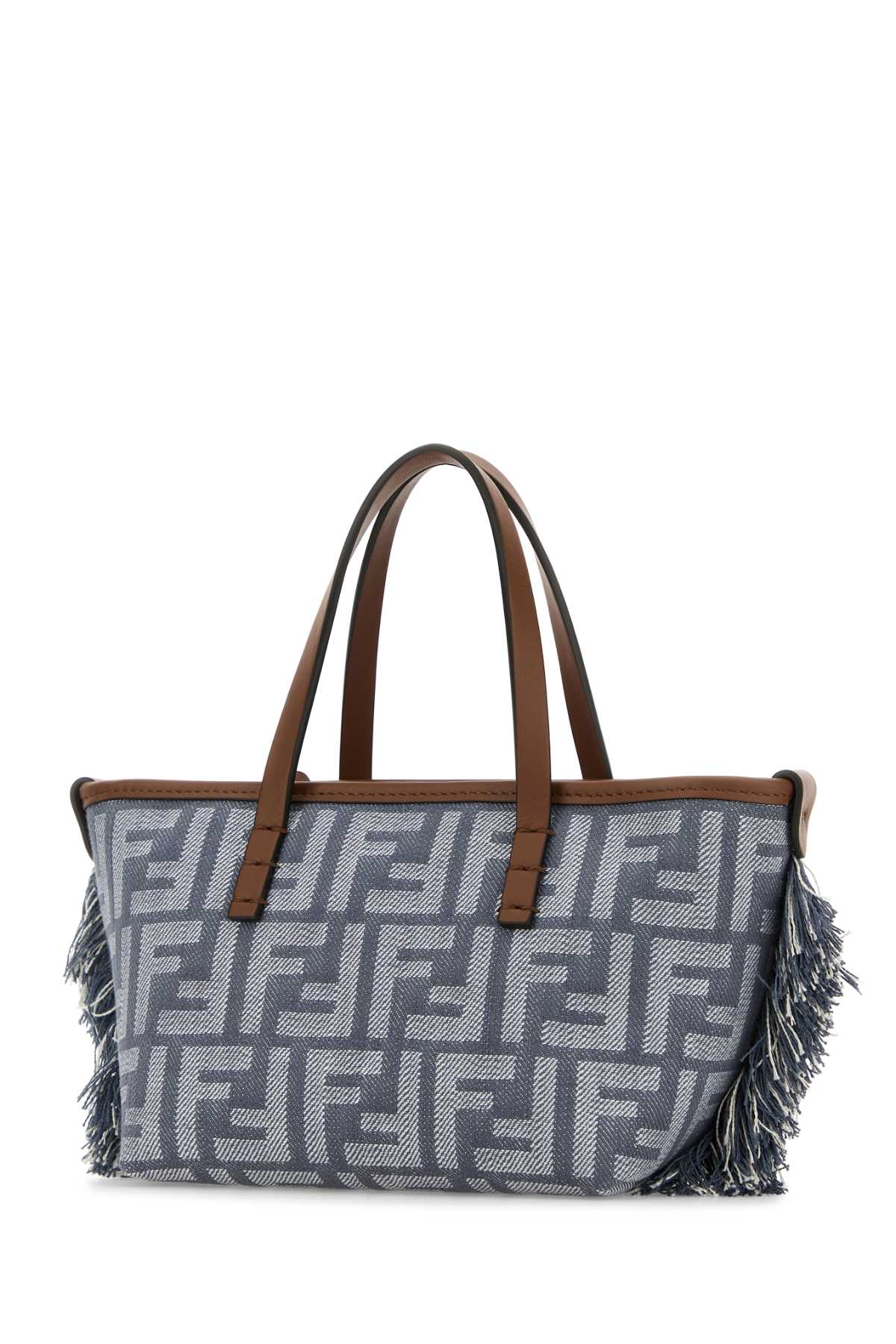 FENDI MINI ROLL TESSUTO FF QB4 For Women Exterior: 100% Fabric Lining: 100% Fabric Finishing: Golden metal