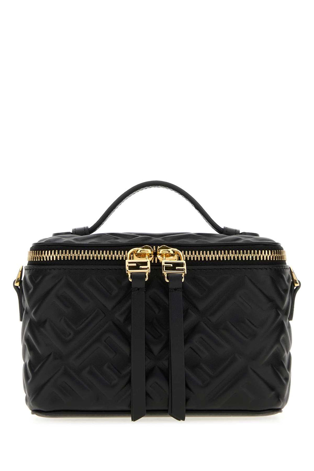 FENDI FENDI VANITY NAP MATISSE ZU For Women Exterior: 100% Leather Lining: 100% Fabric Finishing: Golden metal