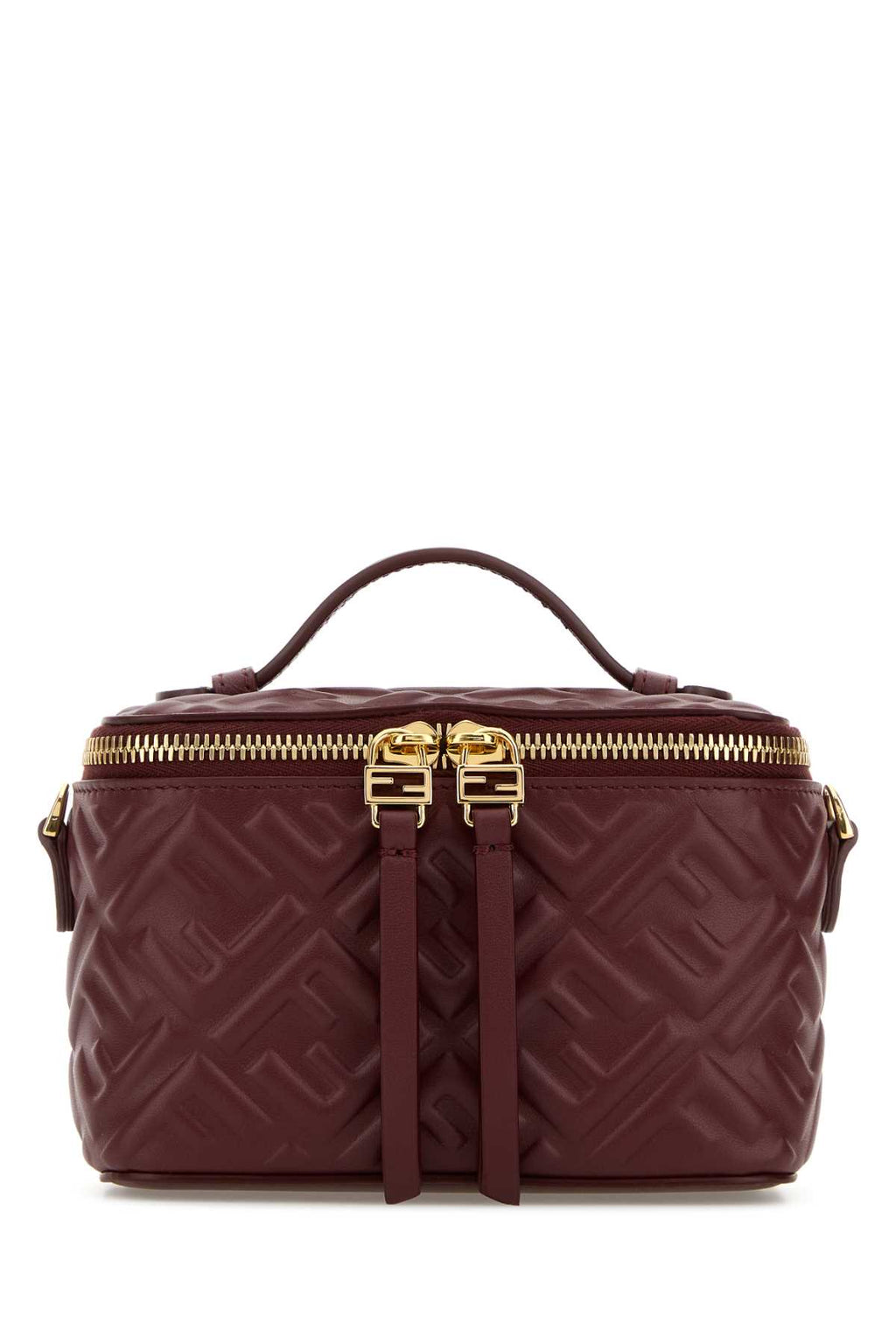 FENDI FENDI VANITY NAP MATISSE ZU For Women Exterior: 100% Leather Lining: 100% Fabric Finishing: Golden metal