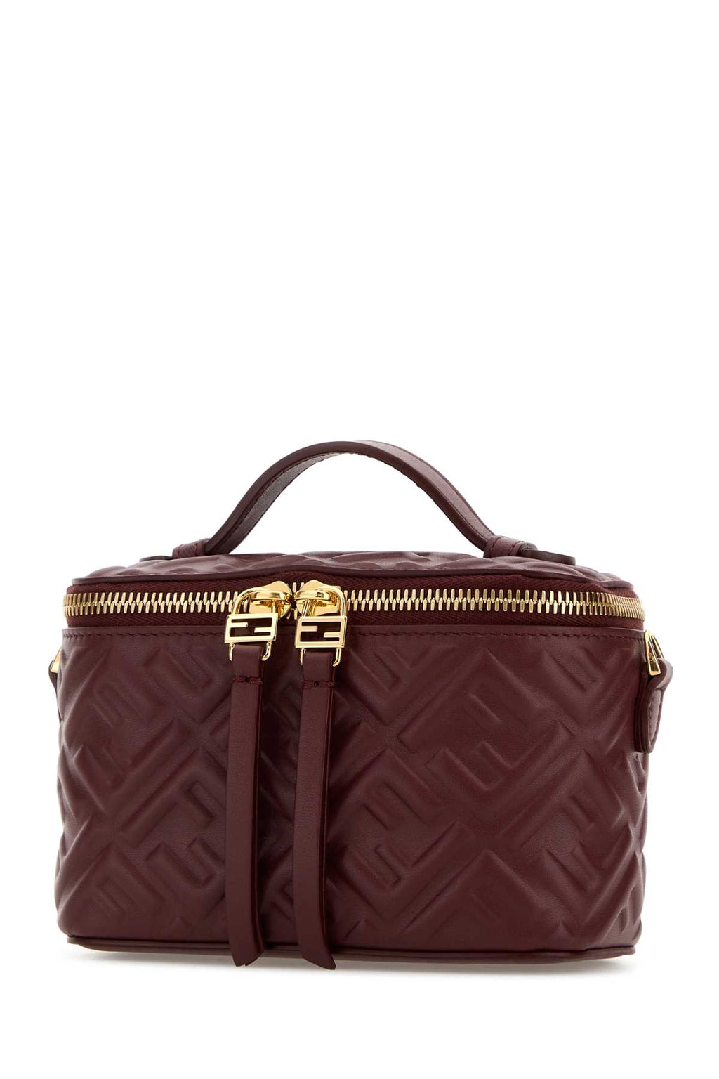 FENDI FENDI VANITY NAP MATISSE ZU For Women Exterior: 100% Leather Lining: 100% Fabric Finishing: Golden metal