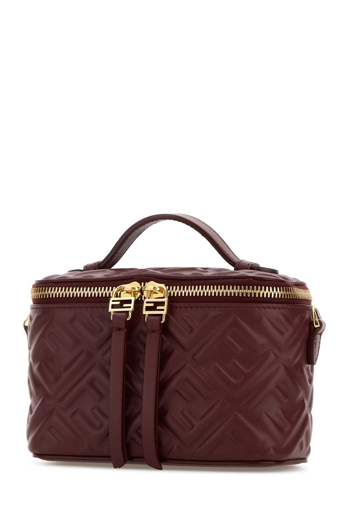 FENDI FENDI VANITY NAP MATISSE ZU For Women Exterior: 100% Leather Lining: 100% Fabric Finishing: Golden metal