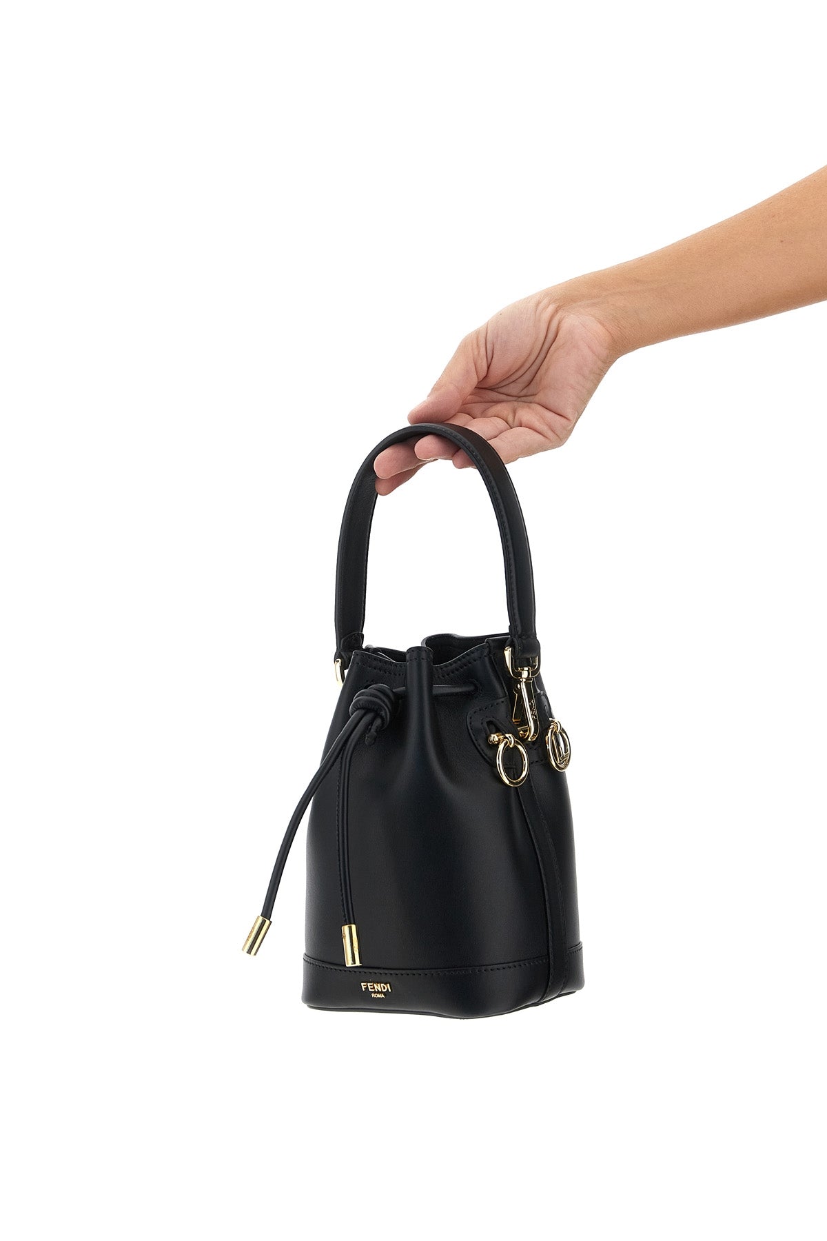 FENDI 'Mon Tresor' mini bucket bag For Women 100% calfskin leather (Bos Taurus)