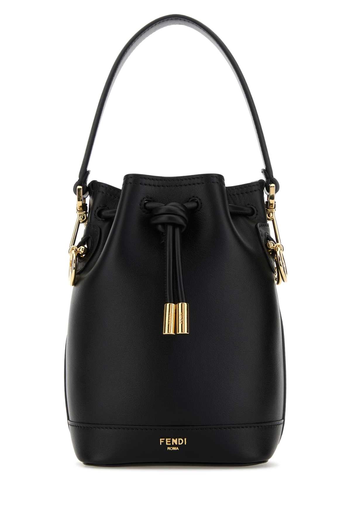 FENDI MINI MON TRESOR VIT.GRACE LUX For Women Exterior: 100% Leather Lining: 100% Fabric Finishing: Golden metal