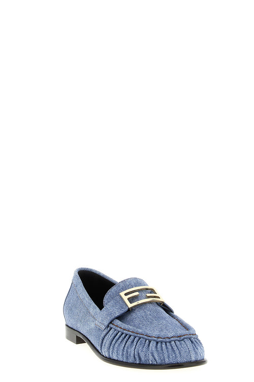 FENDI 'Baguette' loafers For Women 100% calfskin leather (Bos Taurus)