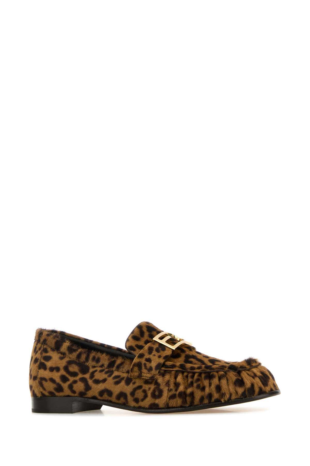 FENDI LOAFER CAVALLINO ST.LEOPARD For Women Exterior: 100% Leather Interior: 100% Leather Sole: Leather and Rubber