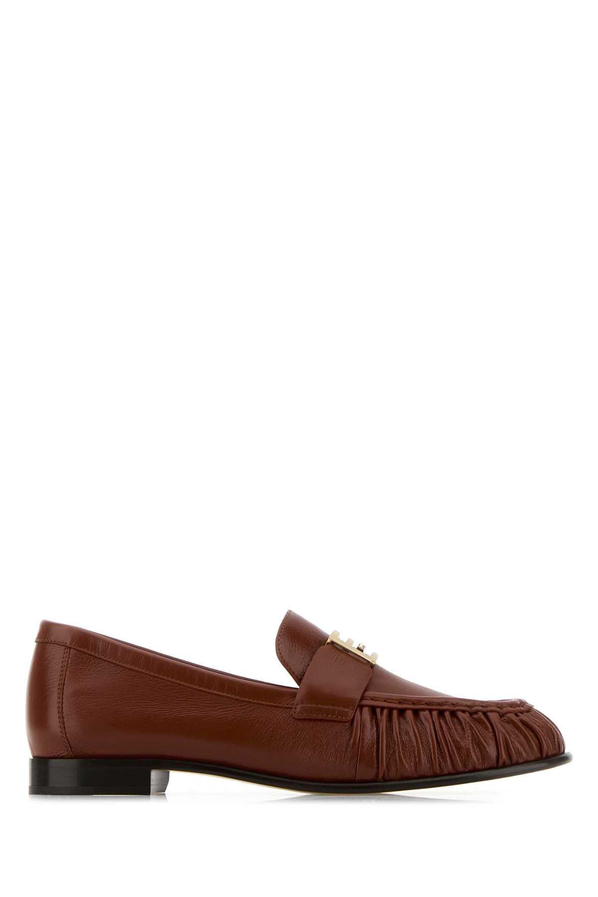 FENDI LOAFER NAPPA For Women Exterior: 100% Lamb Interior: 100% Lamb Sole: Leather and Rubber