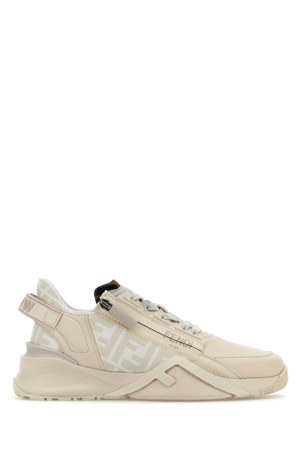 FENDI FLOW VITEL+TESS.JACQ.FF+VIT For Women Exterior: 100% Calf 65% Nylon 35% Cotton Interior: 100% Polyester Sole: Rubber