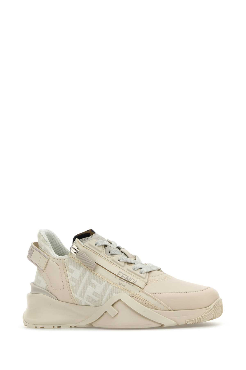 FENDI FLOW VITEL+TESS.JACQ.FF+VIT For Women Exterior: 100% Calf 65% Nylon 35% Cotton Interior: 100% Polyester Sole: Rubber