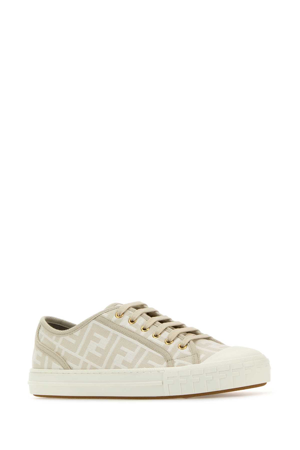 FENDI DOMINO TESSUTO JACQUARD FF For Women Exterior: 65% Nylon 35% Cotton Interior: 100% Fabric Sole: Rubber