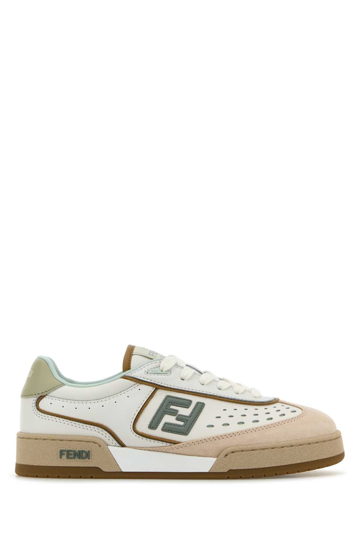 FENDI SNEAKER CASSETTA SUEDE For Women Exterior: 100% Leather Interior: 100% Fabric Sole: Rubber