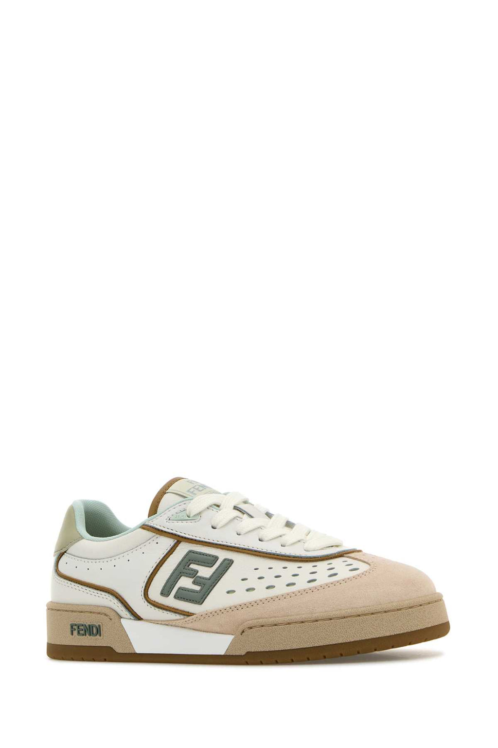 FENDI SNEAKER CASSETTA SUEDE For Women Exterior: 100% Leather Interior: 100% Fabric Sole: Rubber